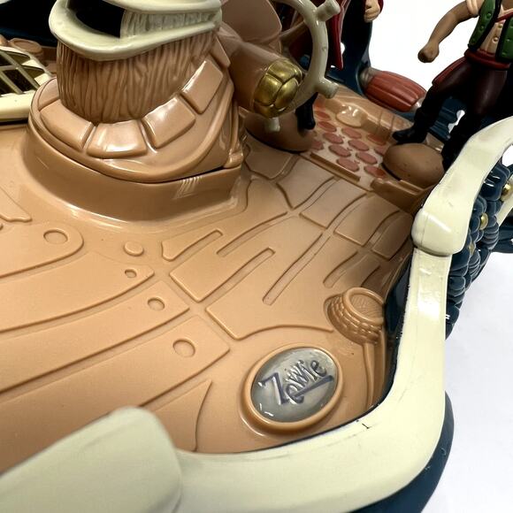 Vintage 1999 Zowie Power #1200 Red beard’s Pirate Ship Quest PC boat 4 Figures - Picture 6 of 7